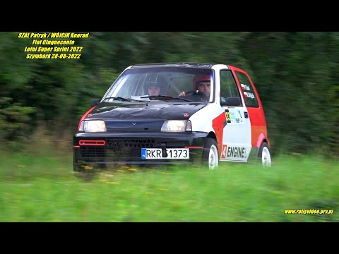 SZAL Patryk / WÓJCIK Konrad - Fiat Cinquecento - Letni Super Sprint 2022Szymbark 28-08-2022
