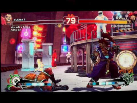 SSFIV TOURNAMENT BATTLE MATCH JR RODRIGUEZ ( AKUMA ) VS alucarD V Tepes ( BALROG ) ON XBOX 360