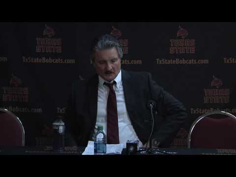Texas State MBB Postgame Press Conference vs. Idaho - Danny Kaspar