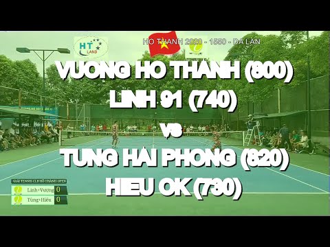Vuong Ho Thanh 800  - Linh 91 740  vs Tung Hai Phong 820  - Hieu Ok 730  * 289 Vntennis - Ho Thanh 2