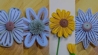 HOW TO MAKE STUNNING PAPER QUILLING FLOWER DESIGNS | DIY CRAFT INSPIRATION 🌸