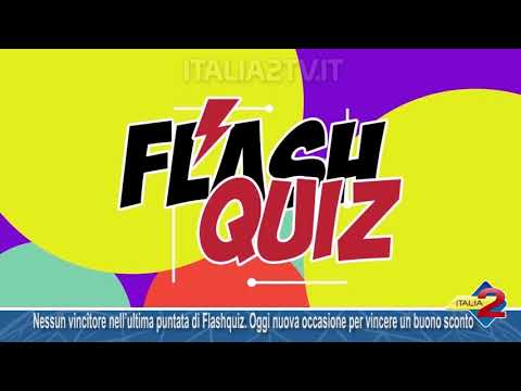 Nessun vincitore nell’ultima puntata di Flashquiz. Oggi nuova occasione per vincere
