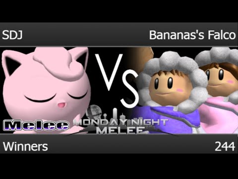 MNM 244 - SDJ (Jigglypuff) vs Bananas's Falco (ICs) Winners - Melee