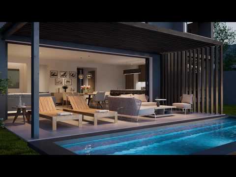 modern house - the signature cluster residences - drew architects