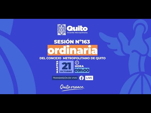 ✅ #ConcejoAbiertoQuito | En vivo 🔴 sesión ordinaria 163 del Concejo Metropolitano de Quito.