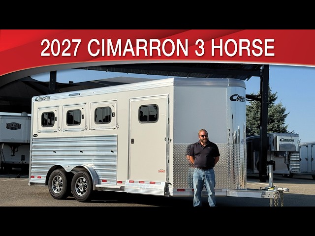 Preview image of 2027 Extra Tall Extra Wide Cimarron Norstar 3 Horse Bumper Pull youtube video