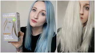 Hair Color Remover on Blue Hair!!!