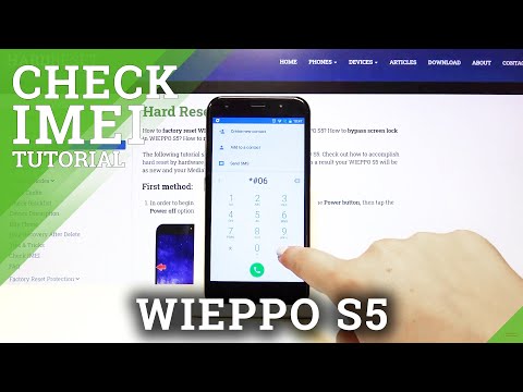 How to Figure Out IMEI and Serial Number in WIEPPO S5  –  Check IMEI & SN