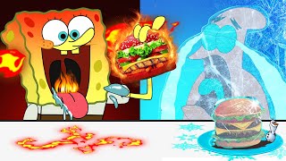 Download lagu FOOD CHALLENGE || SPONGEBOB Vs PATRICK MUKBANG ANIMATION COMPLETE EDITION | 먹방 | SLIME CAT mp3