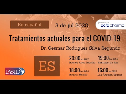 Tratamientos actuales para el COVID-19 3 jul. 2020