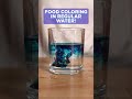 Food Coloring in SALT WATER Looks WEIRD!