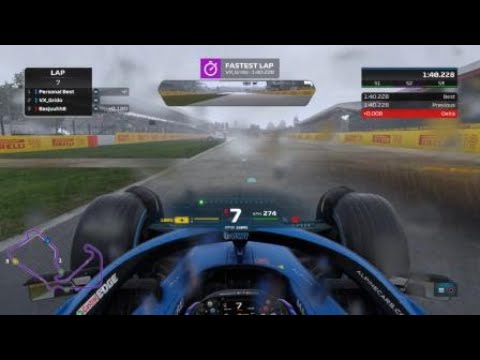 Britain Wet Hotlap F1 22