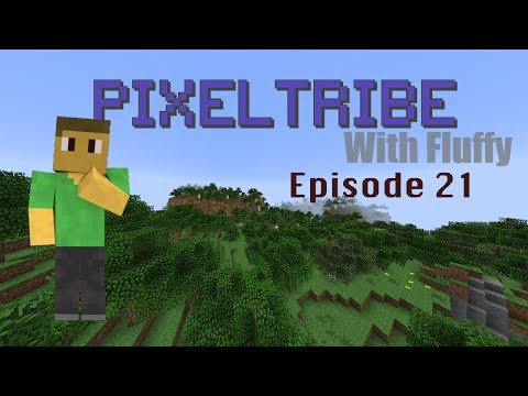 FluffyDino124 (Old Channel) - Minecraft - PixelTribe Ep 21 BETTER MOB TOWER