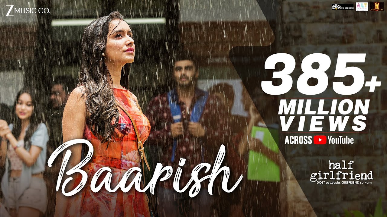 Baarish Lyrics  | Half Girlfriend | Arjun Kapoor, Shraddha Kapoor | Ash King, Shashaa Tirupati | Tanishk Bagchi