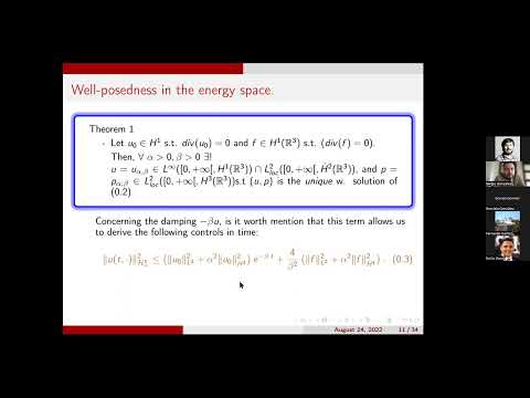 On the long-time behavior for a damped Navier-Stokes-Bardina model