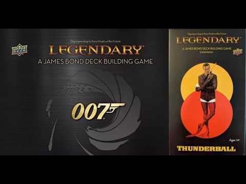 Dad vs Daughter - Legendary: A James Bond Deck Building Game - Thunderball