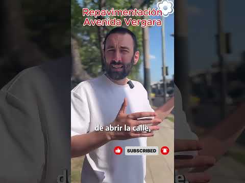 Repavimentan la Avenida Vergara en Hurlingham