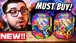 I Opened the NEW Mega Charizard X & Y Tins!