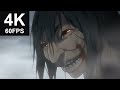 Levi Vs Aberrant Titan Shingeki No Kyojin OVA 4K 60FPS