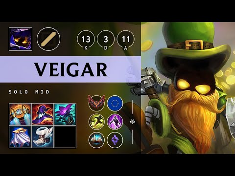 Veigar Mid vs Yone - EUW Grandmaster Patch 25.19