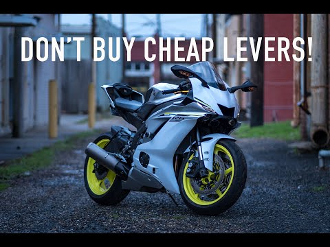 CRG Lever Install On Yamaha R6 | YOU GET WHAT YOU PAY FOR