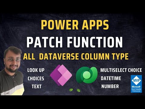 Power Apps Patch Function with All Dataverse Complex Column Types Power Apps Patch Function with All Dataverse Complex Column Types