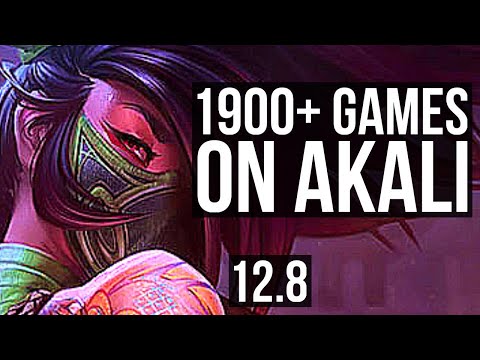 AKALI vs GRAVES (TOP) | 10/0/3, Quadra, 1900+ games, 2.0M mastery, Legendary | KR Diamond | 12.8