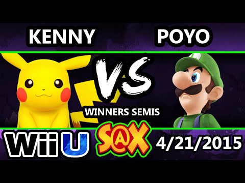 S@X - Kenny (Pikachu) Vs. Poyo (Luigi) SSB4 Winners Semis - Smash wIi U - Smash 4