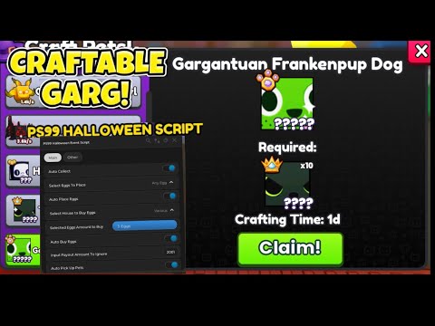 🎃Pet Simulator 99 Script Pastebin AUTOFARM HALLOWEEN EVENT | OPEN EGG | FARM ALL | UPDATE👻