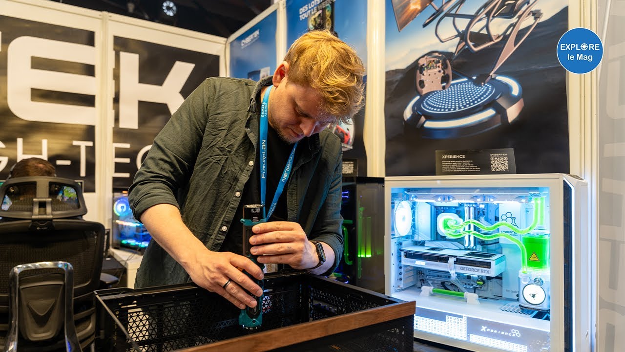 Maxime de Cybertek assemble un pc gamer