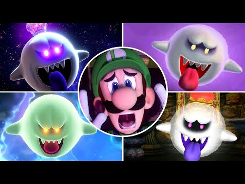 Luigi's Mansion Series - All King Boo & Boolossus Bosses