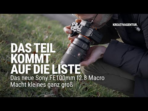 A lens that sets new standards | Sony FE100 f2.8 Macro