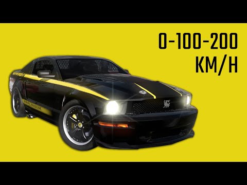 NFS Shelby Terlingua Comparison - 0-100-200 kmh Acceleration