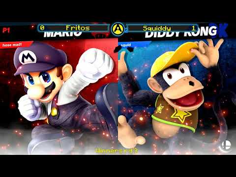Fritos(Mario) vs Squiddy(Diddy Kong)  Arcade Legacy #30 SSBU  Winners rd 3