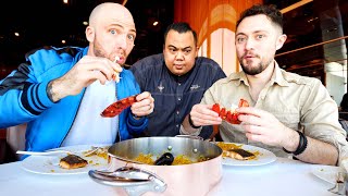 The HIGHEST RESTAURANT in the WORLD!! Eating 122 FLOORS UP at the BURJ KHALIFA in Dubai, UAE