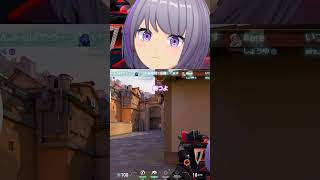 【#VALORANT 】最強オーメン実質1v5クラッチ #vtuber e#個人vtuber #新人vtuber #shorts
