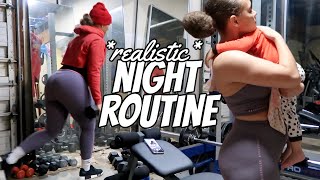 *REALISTIC* NIGHT ROUTINE | PUTTING BABY TO SLEEP + WORKING OUT + SIDE HUSTLE | VLOGMAS DAY 17 2021