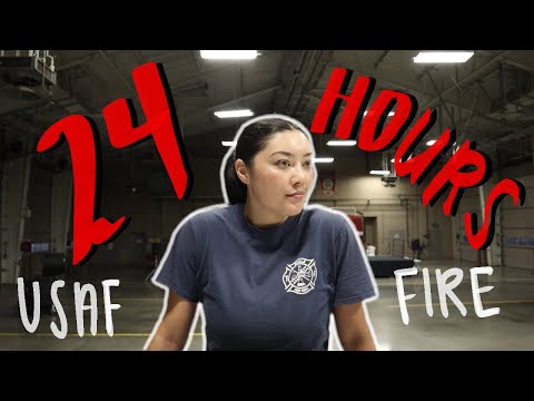 24 Hour Shift with a Female Air Force Firefighter in Northern California
