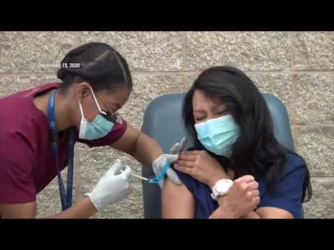 2nd Vaccinations At University Hospital