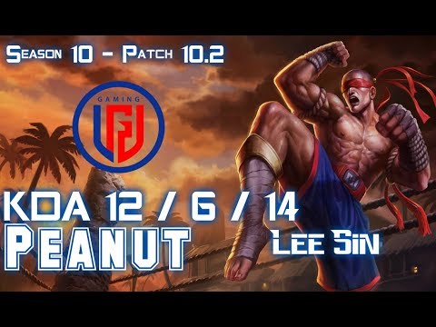 LGD Peanut LEE SIN vs KARTHUS Jungle - Patch 10.2 KR Ranked
