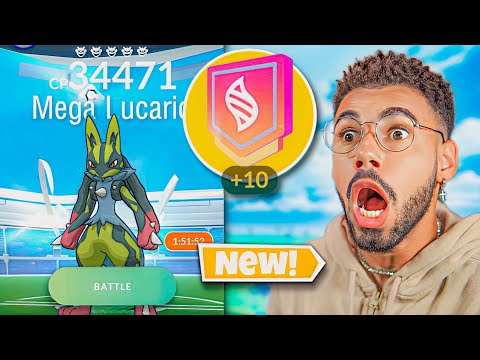 🚨VAZOU🚨 MEGA *SHINY* LUCARIO REVELADO PELA NIANTIC… 🤯😍😨 #pokemongo