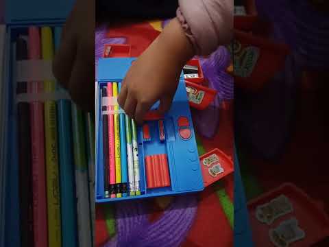 button operated pencil box....😆😊