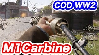 【COD WW2】M1カービンにグレネードつけてBOTと遊ぶマック堺