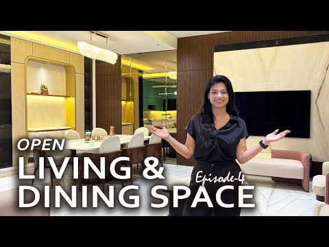 Living Room Kitchen Dining Room Open Plan | Dining Hall Wall Design | Living Room Interior design