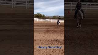Saturdays! During the week I’m always sitting on a horse when I’m coaching but on the weekends  …..