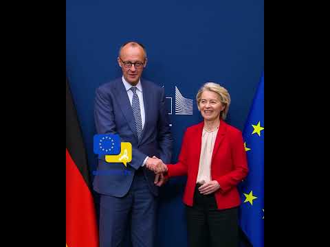 Video Thumbnail: Von der Leyen & Merz Prepare a United European Front Against Trump! #EUCO