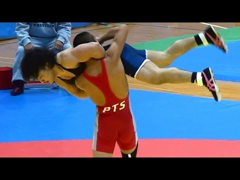 Greco-Roman Wrestling Japan 66kg - Nice Throw and PIN!