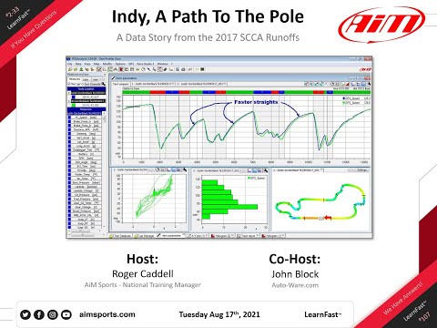 2-33 Indy, A Path To The 2017 Runoffs Pole - Live Webinar with John Block - 8/17/2021