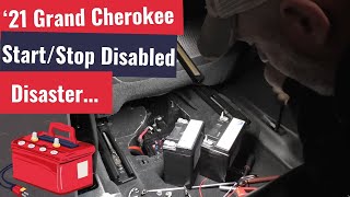 Jeep Grand Cherokee Start Stop Disabled & Module Communication Nightmare | Battery Swap Gone Wrong
