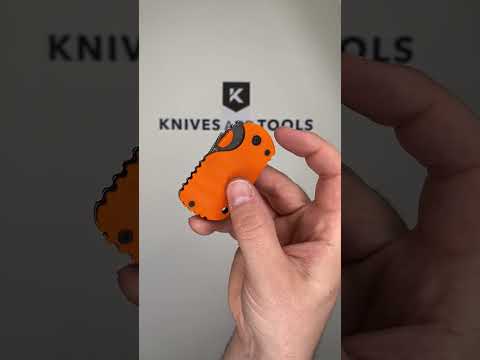 Böker Plus Subcom 2 0 01BO528 Blackwashed D2, Orange G10 pocket knife, Chad Los Banos design